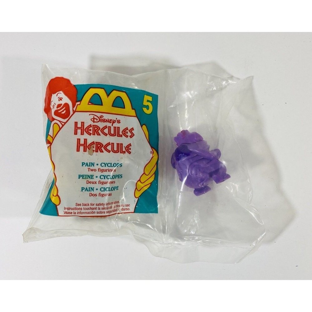 McDonalds Happy Meal Kids Toy Disney 1996 Hercules Pain and Cyclops #5 Greek